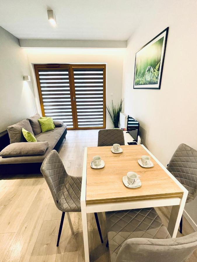 קרקוב Modern Silver Apartment מראה חיצוני תמונה